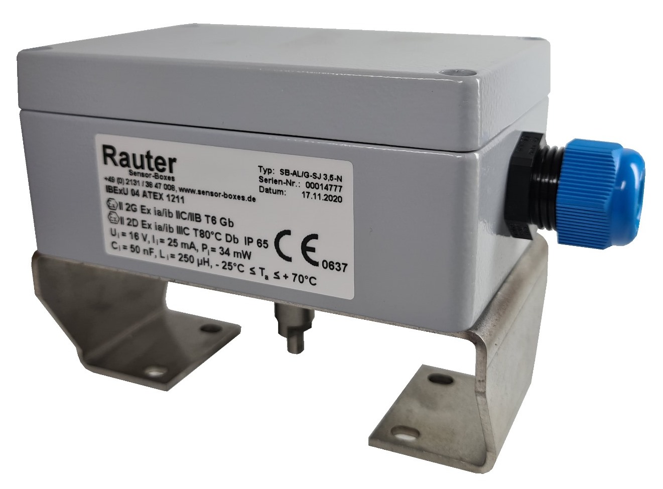 Ex i ... 8 V DC limit switch boxes for pneumatic rotary actuators